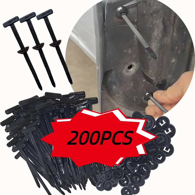Car Cable Organizer - 5-200 шт. нейлоновые кабельные стяжки-хомуты с