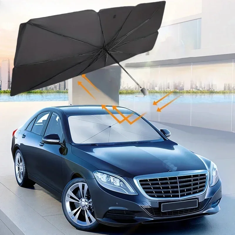 Windshield Sun Shade - Солнцезащитный козырек для автомобиля, аксессуар для