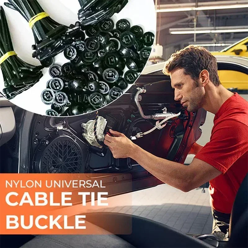 5-200 шт. нейлоновые кабельные – обзор и цена Car Cable Organizer
